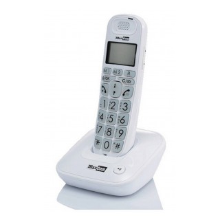 Téléphone senior sans fils compatible appareils auditifs MAXCOM MC6800 - Téléphones  senior fixes - Robé vente matériel médical